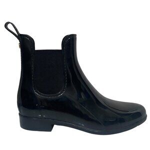 Sam Edelman TINSLEY Glossy Rubber Rain boots in Black Size 5